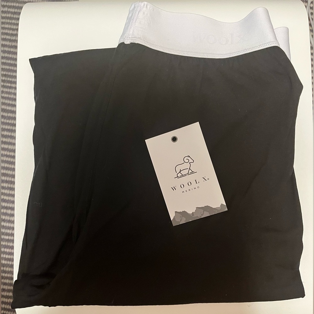 WoolX Arlo Lounge Pants - Men’s Large black - NEW